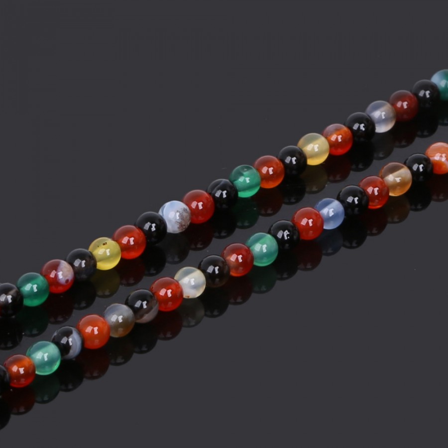 Multi Aqeeq / Agate 100 6mm Beads Tasbeeh / Zikr Tasbih TS-36